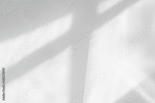 Abstract shadow and light background in office room on white wall from window, architecture dark shadows indoor in house background