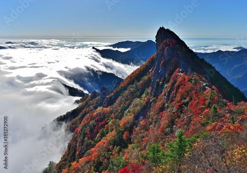 四国の名峰、石鎚山