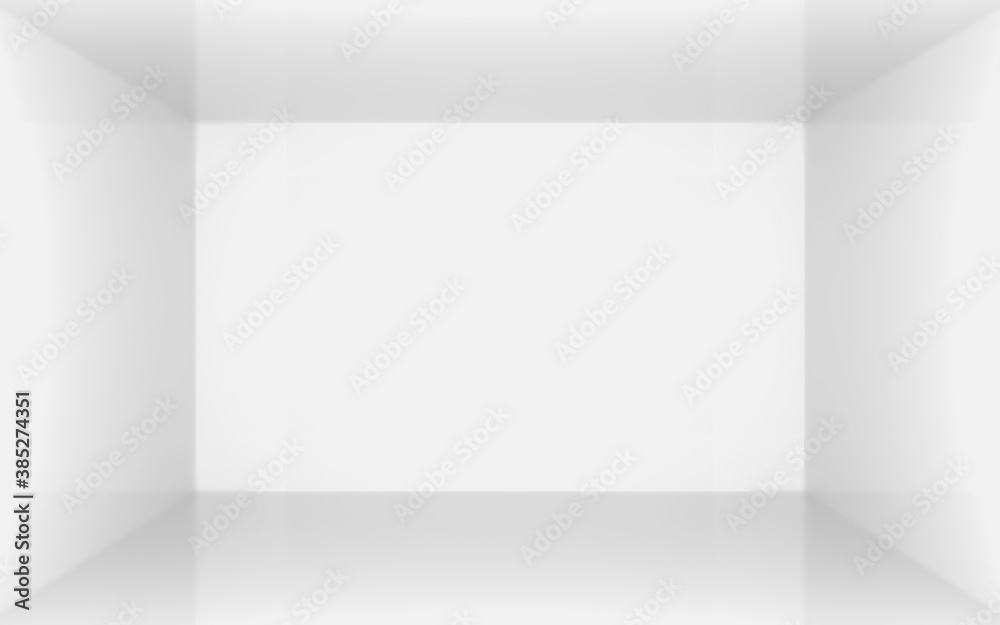 3D Abstract room white background 3D Abstract room white background
