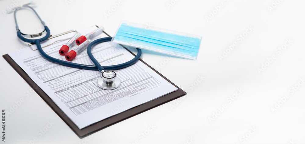 Healthcare and medical background concept. COVID 19 vaccine or Coronavirus vaccine with needle, prepare for injection Healthcare and medical background concept. COVID 19 vaccine or Coronavirus vaccine with needle, prepare for injection