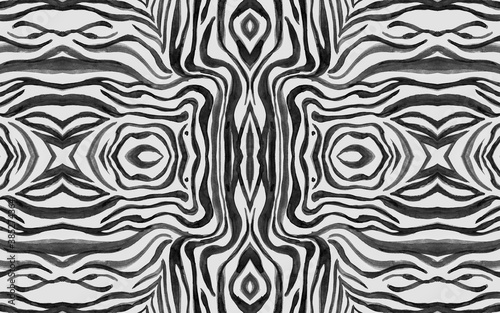 Seamless Zebra Lines. Abstract African Texture. 