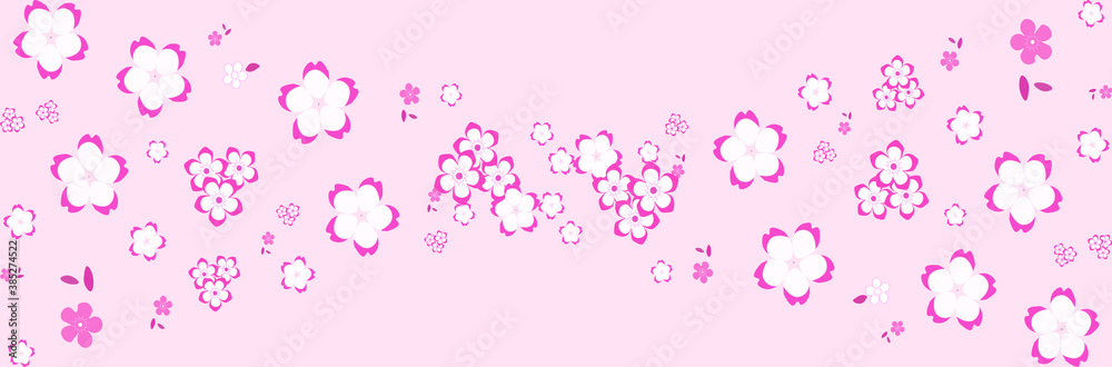 sakura background vector