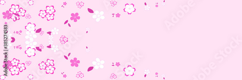 sakura background vector