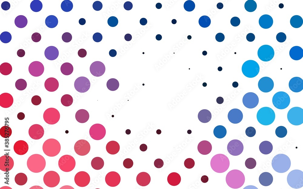 Light Blue, Red vector layout with circle shapes. Light Blue, Red vector layout with circle shapes.