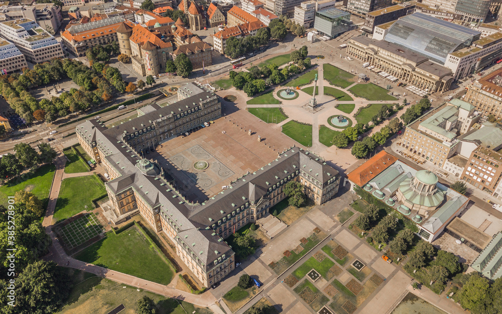 Palace square in Stuttgart