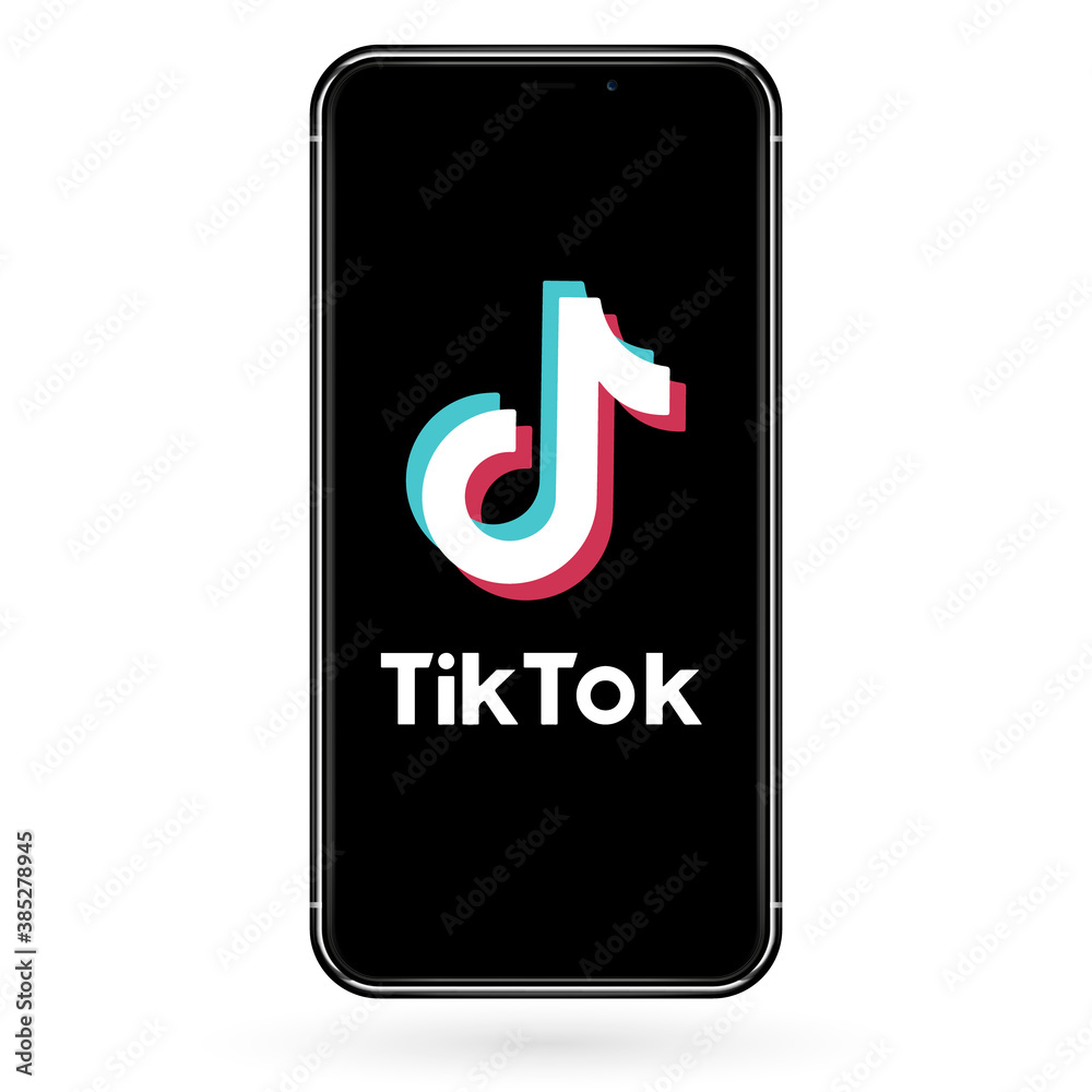 Tik Tok icon.Social media vector.Tik Tok logo design. Stock Vector ...