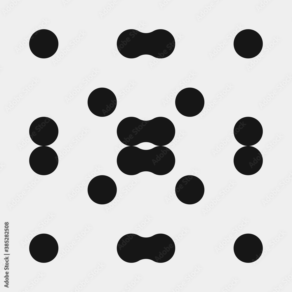Abstract Cross Pattern Dots Logo generative computational art illustration Abstract Cross Pattern Dots Logo generative computational art illustration