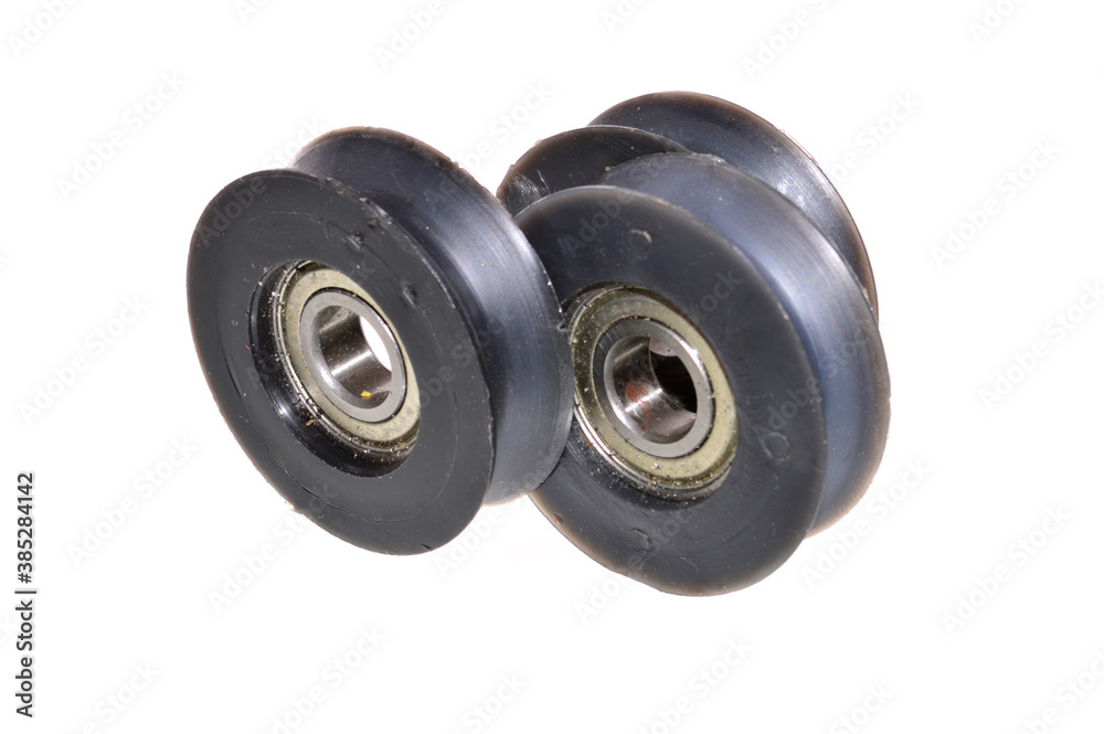 roller in bearing isolated on white background roller in bearing isolated on white background