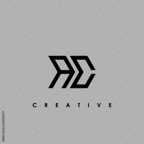 Letter AC logo design template elements
