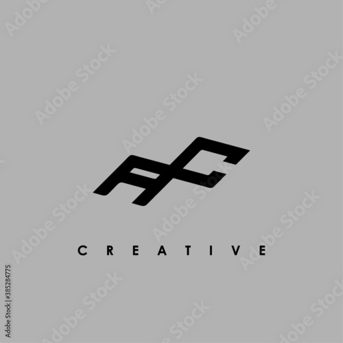 Letter AC logo design template elements
