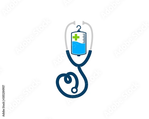 Medical stethoscope with infuse water inside