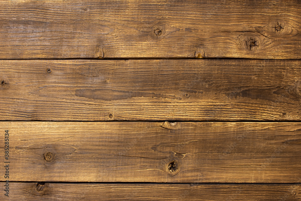 Obraz premium Old brown wood background or texture