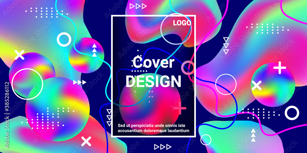 Fototapeta premium Modern design poster