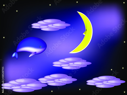 Dreams of a blue whale.