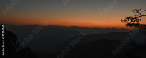 Sunrise in the lesser himalayas
