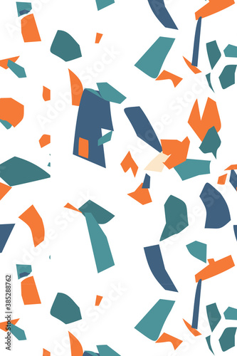 MobileDigital Paper, Terrazzo paper print, one size, background, can use for print, pressentations, photos, designs, facebook, ads, instagram and more! Abstract colorful terrazzo pattern, orange blue