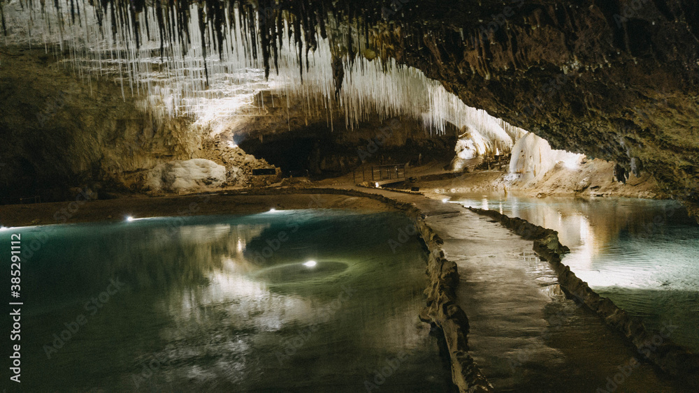Obraz premium intérieur d'une grotte