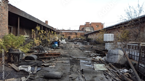 old abandoned factory