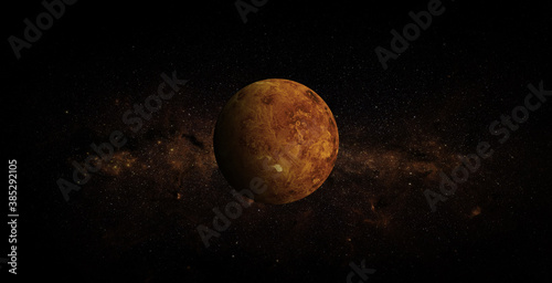 Fotografia Venus on space background