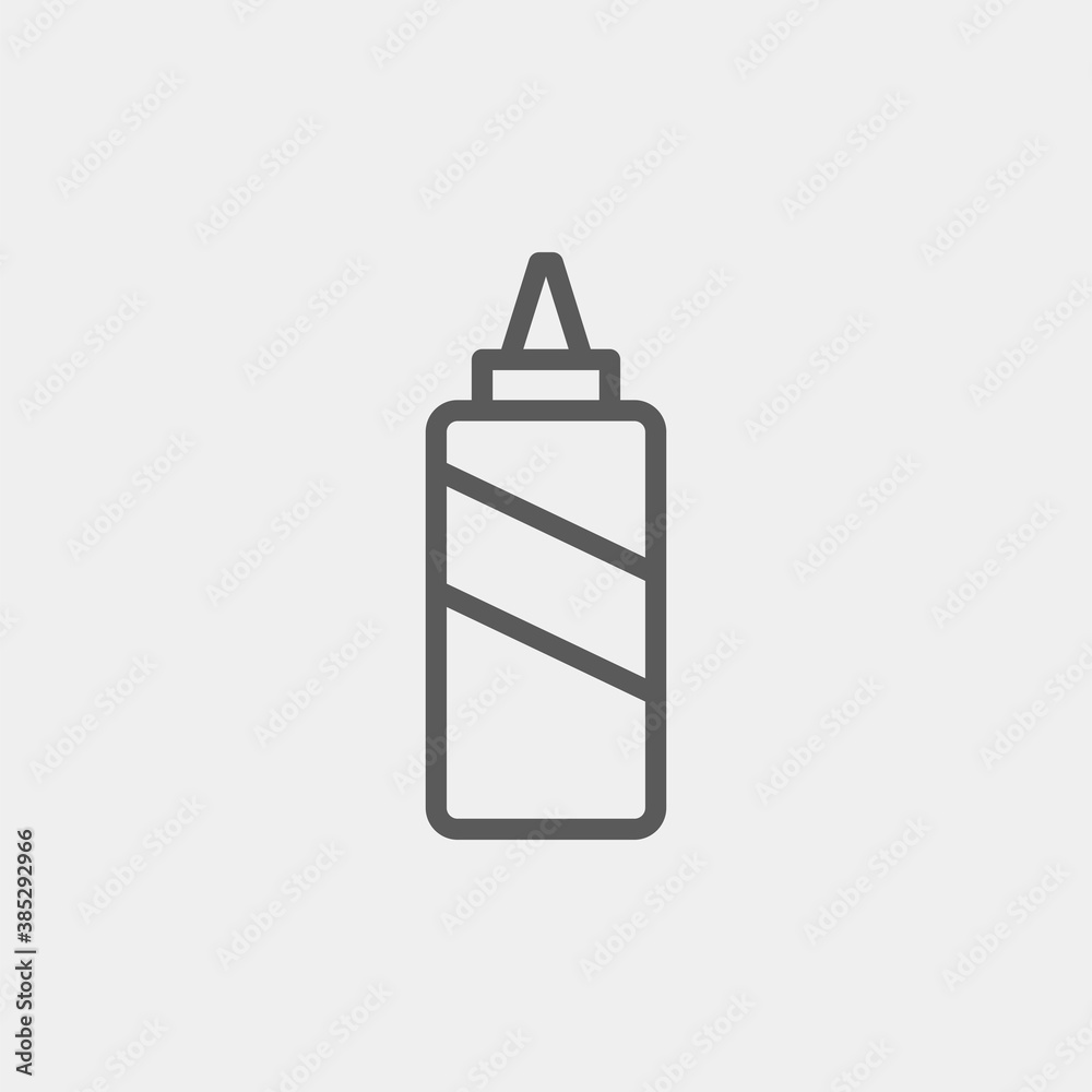 Ketchup and mayo bottles icon isolated on background. Sauces symbol modern, simple, vector, icon for website design, mobile app, ui. Vector Illustration Ketchup and mayo bottles icon isolated on background. Sauces symbol modern, simple, vector, icon for website design, mobile app, ui. Vector Illustration