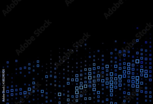 Dark BLUE vector background in polygonal style.