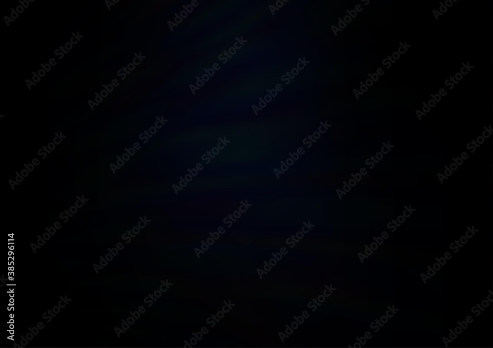 Dark Black vector blurred bright pattern. Dark Black vector blurred bright pattern.
