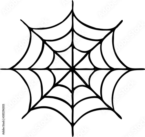 Hand drawn Spiderweb