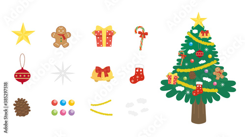 クリスマスツリー　オーナメント　飾り