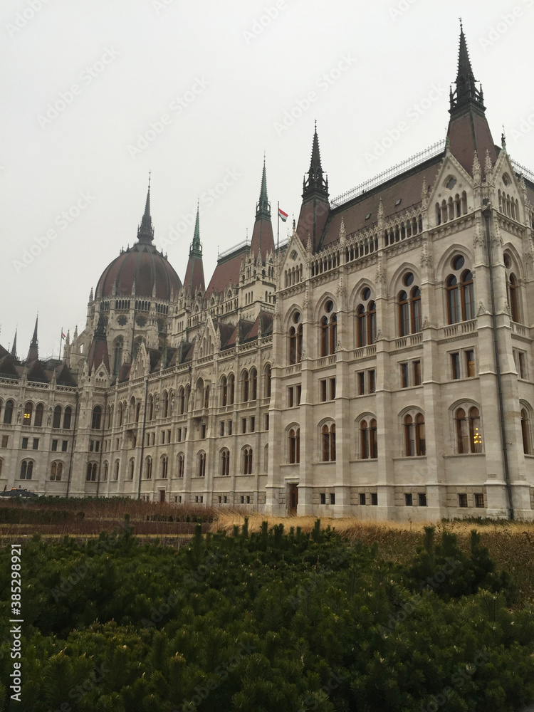 building of the Parliament in Budapest, Hungary