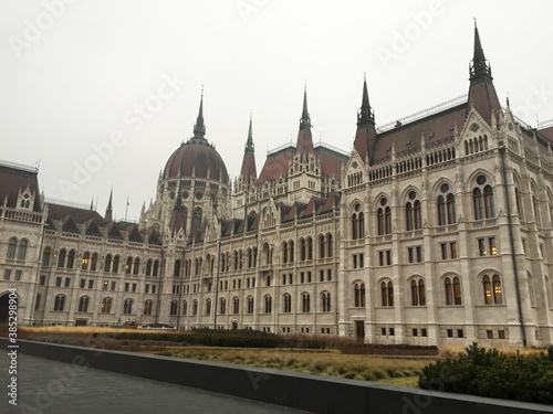 building of the Parliament in Budapest, Hungary