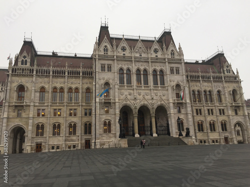 building of the Parliament in Budapest, Hungary