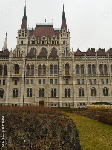 building of the Parliament in Budapest, Hungary