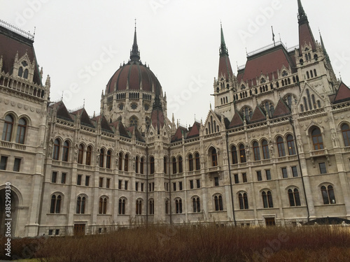 building of the Parliament in Budapest, Hungary