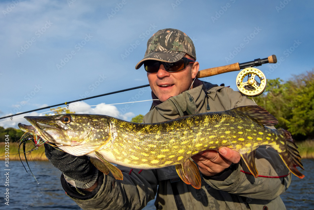 Fly fishing after autumn sea pikes Fly fishing after autumn sea pikes