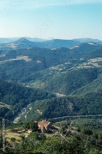 La Roche Gourdon, Montagne du Vivarais, Vallée de l'Eyrieux, 07, Ardeche photo