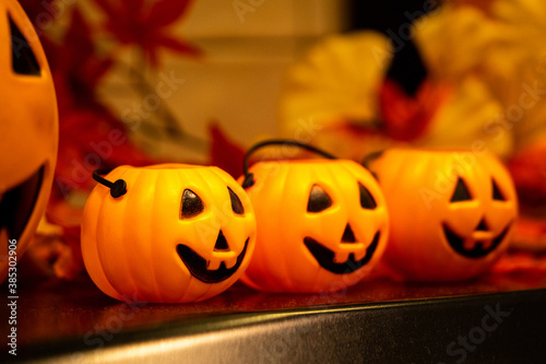 ハロウィーン 可愛いかぼちゃの置きもの / おもちゃ / 10月のイベント / Pumpkin with Halloween objects