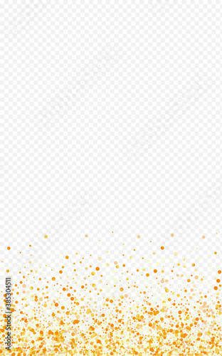 Gold Splash Bright Transparent Background. 