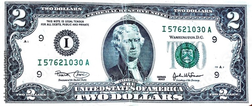 An American Two Dollars Bill © PIKSL