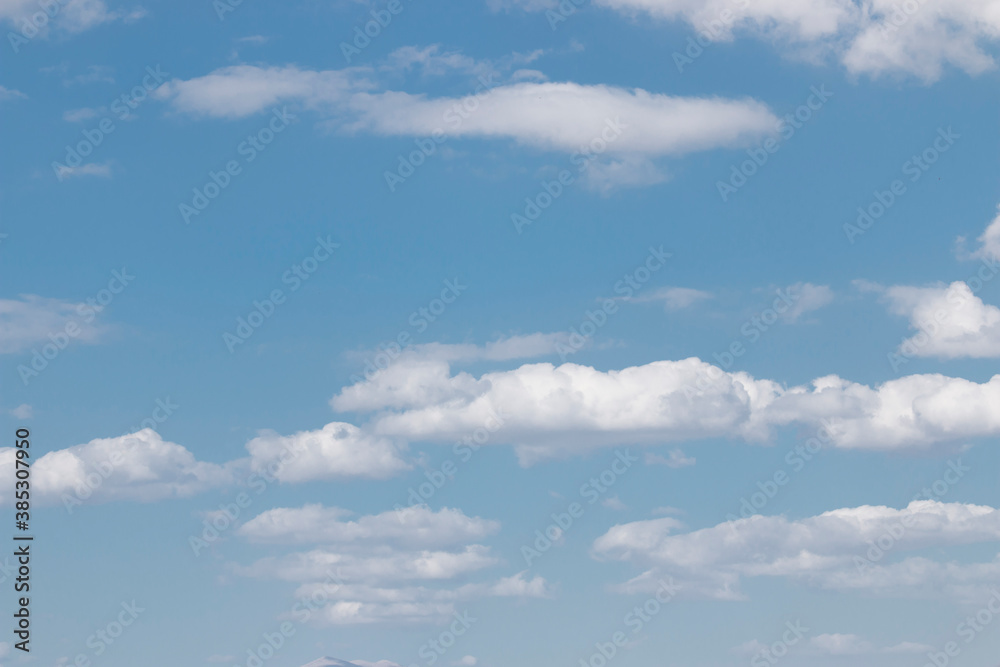 The perfect harmony of mountain and cloud with the sky The perfect harmony of mountain and cloud with the sky