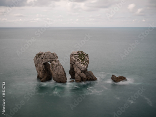 Urro del Manzano, Los Urros in the Arnia coast near Liencres village in Cantabria, Spain photo