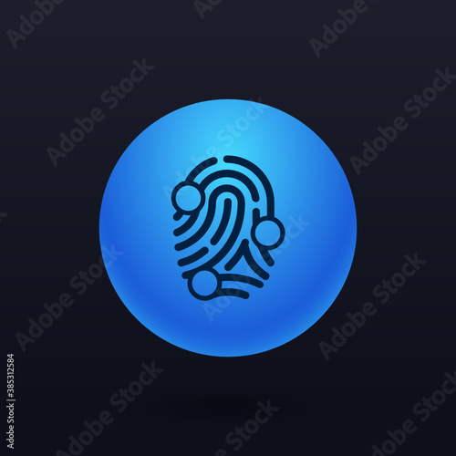 Finger Scaning - Button