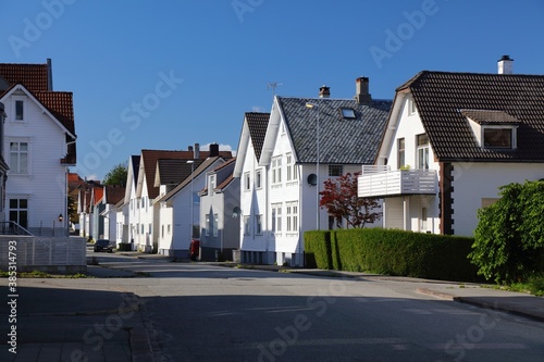 Fototapeta Naklejka Na Ścianę i Meble -  Stavanger wooden homes