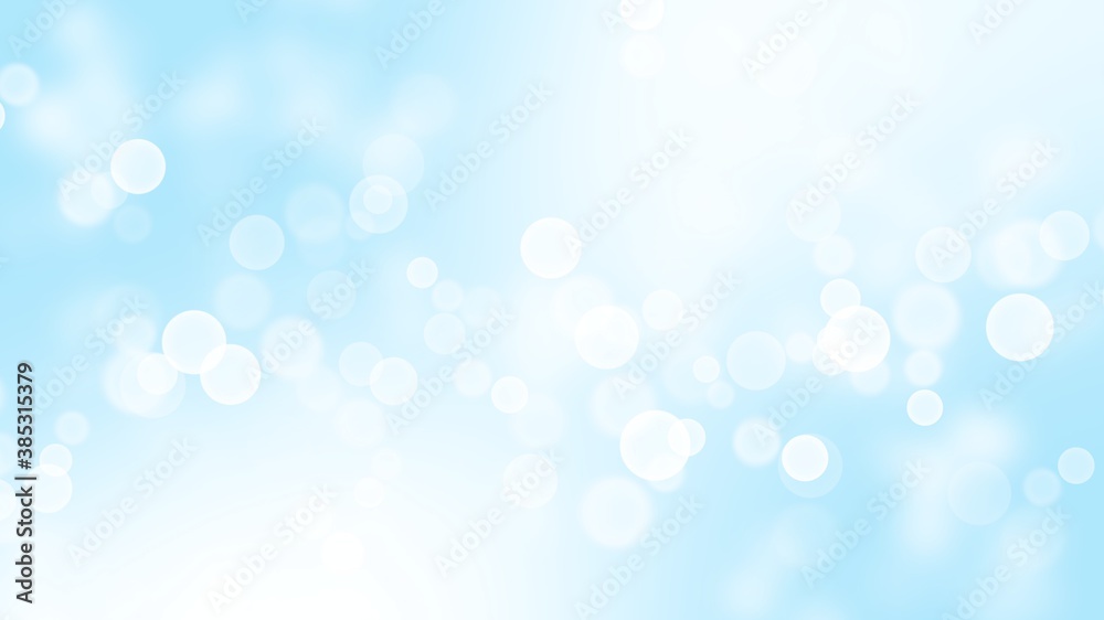 Abstract blurred light bokeh background with blue color Stock ...