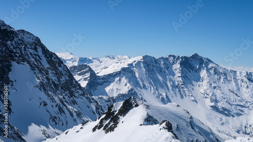 Mountain Range from Les Arcs © DigiArtStudio