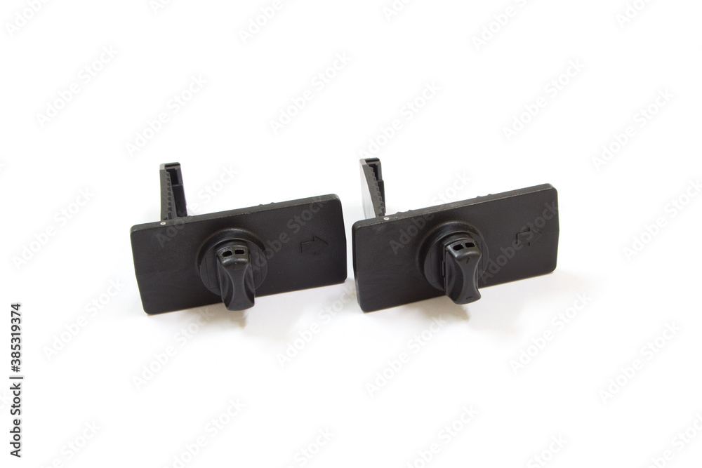 Car Floor Mat Fixing Clamps/Fastener, Car floor holder on white background, Isolated. Car Floor Mat Fixing Clamps/Fastener, Car floor holder on white background, Isolated.
