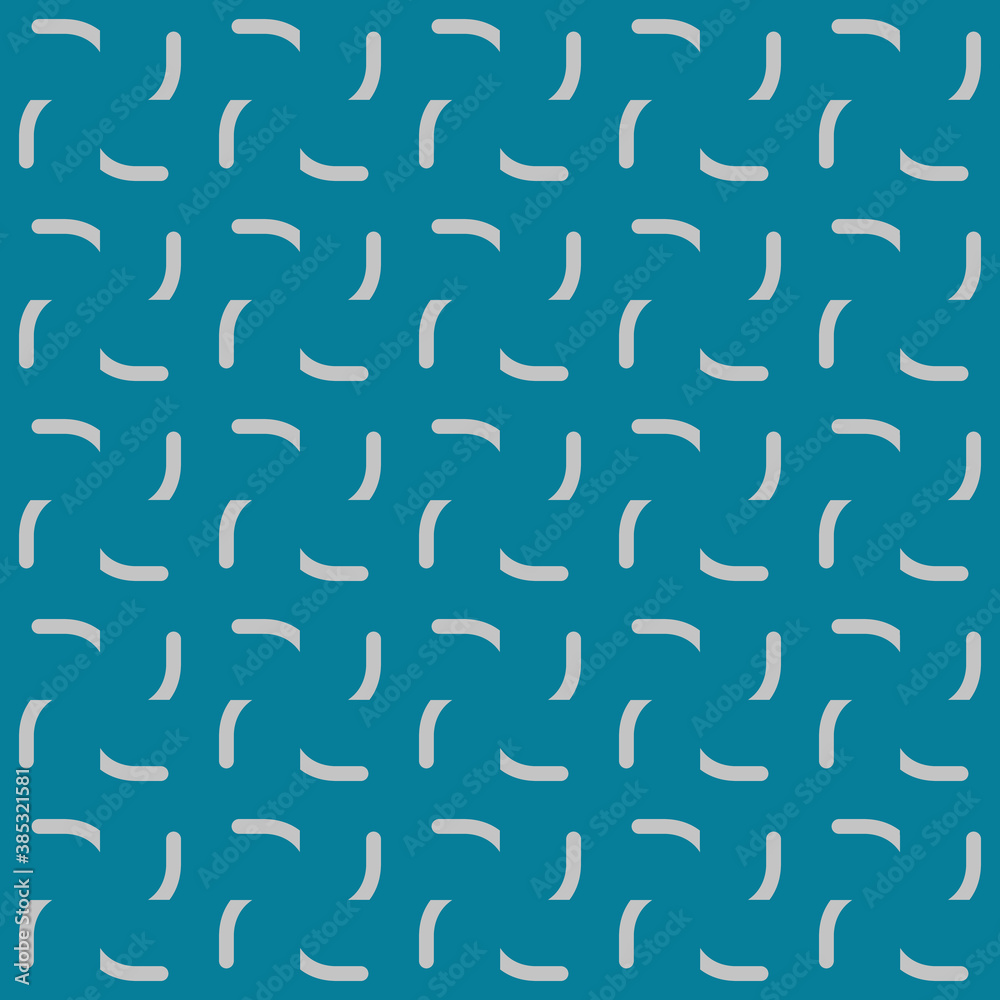 Vector seamless pattern texture background with geometric shapes, colored in blue and grey colors.