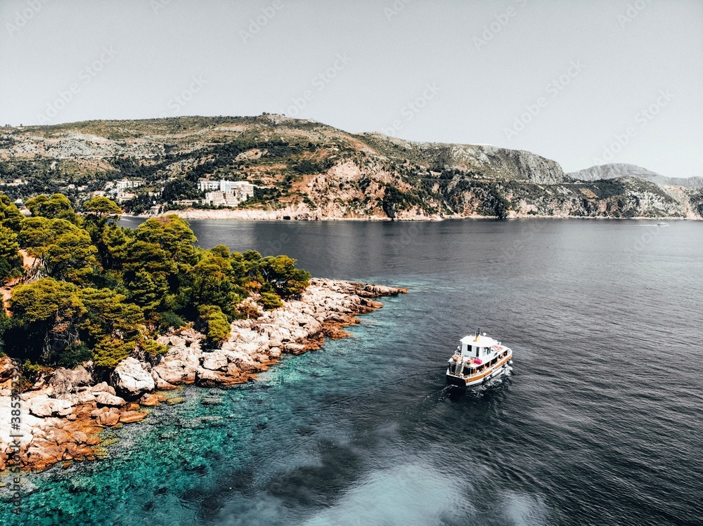 View from Lokrum Island, Croatia 
Shot on Mavic AIR 
