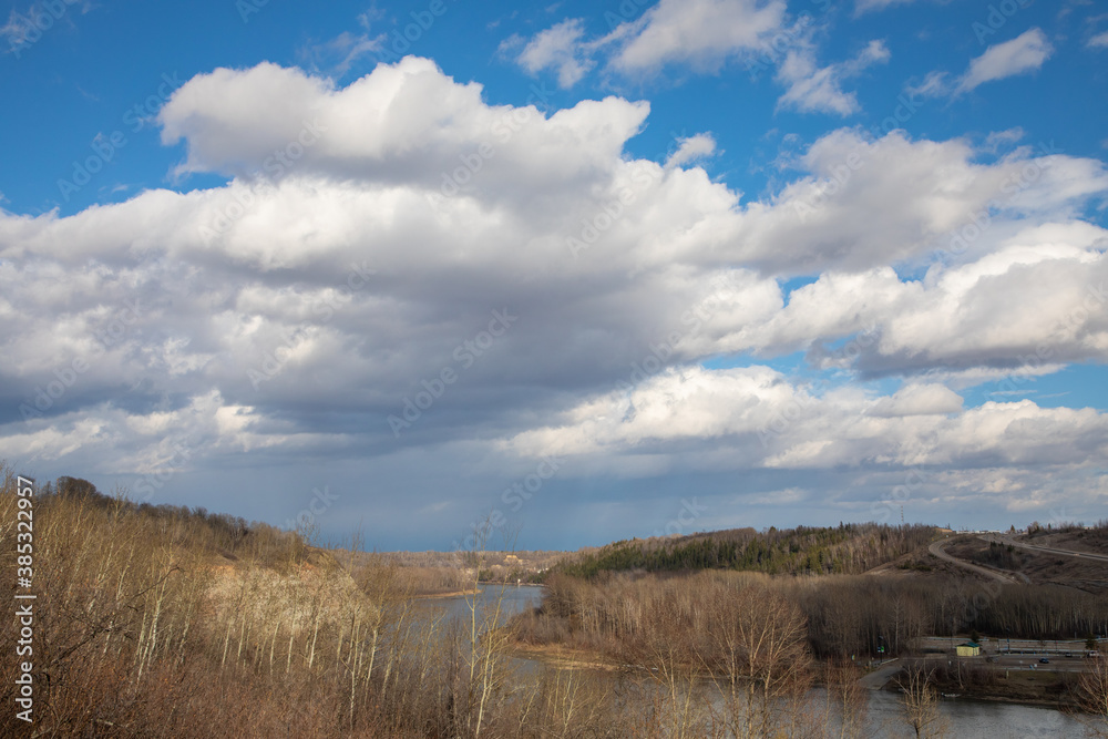 clouds over the river clouds over the river