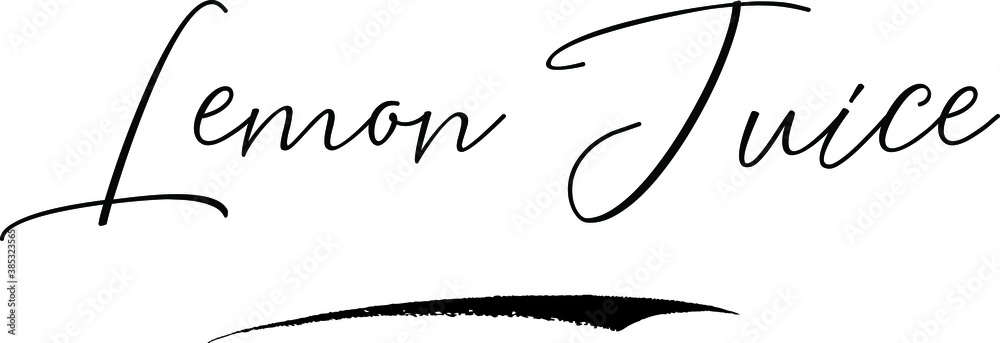 Lemon Juice Calligraphy Handwritten Typography Text on
White Background Lemon Juice Calligraphy Handwritten Typography Text on
White Background