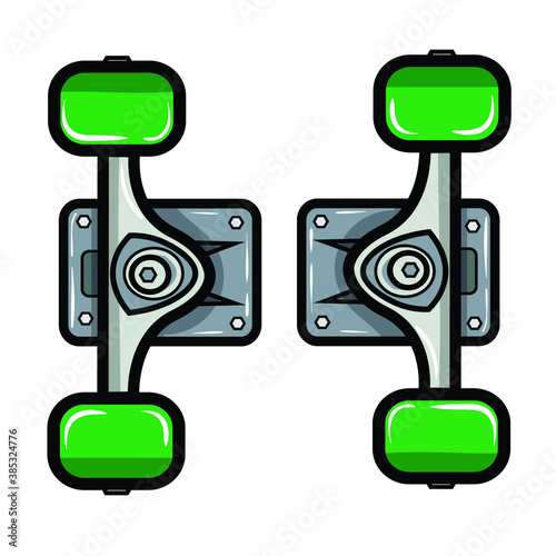 Skateboard Trucks elements parts of skateboard